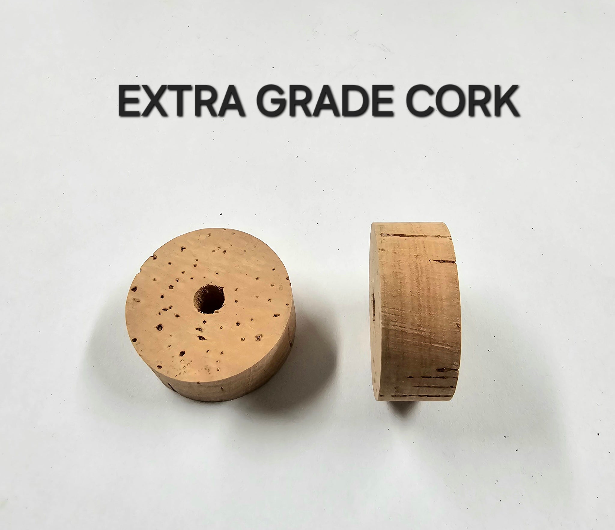 Mogo's Mixed Grain Rubberized Cork Rings – #15, 1 1/4 X 1/2 Inch, 10-Pack For Fishing Rod Building