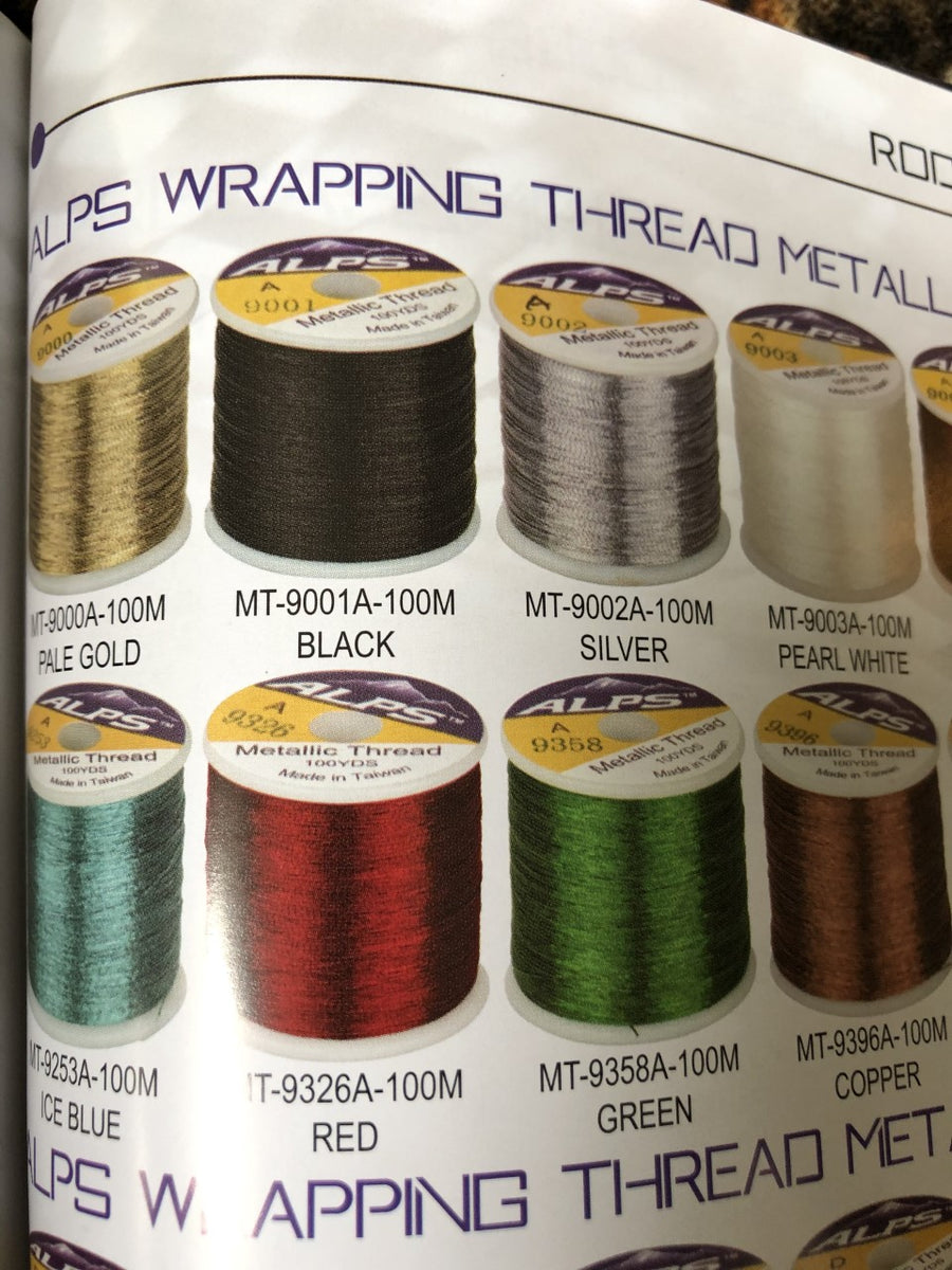 Alps Wrapping Thread Metallic Size A – VALLEY CUSTOM RODS